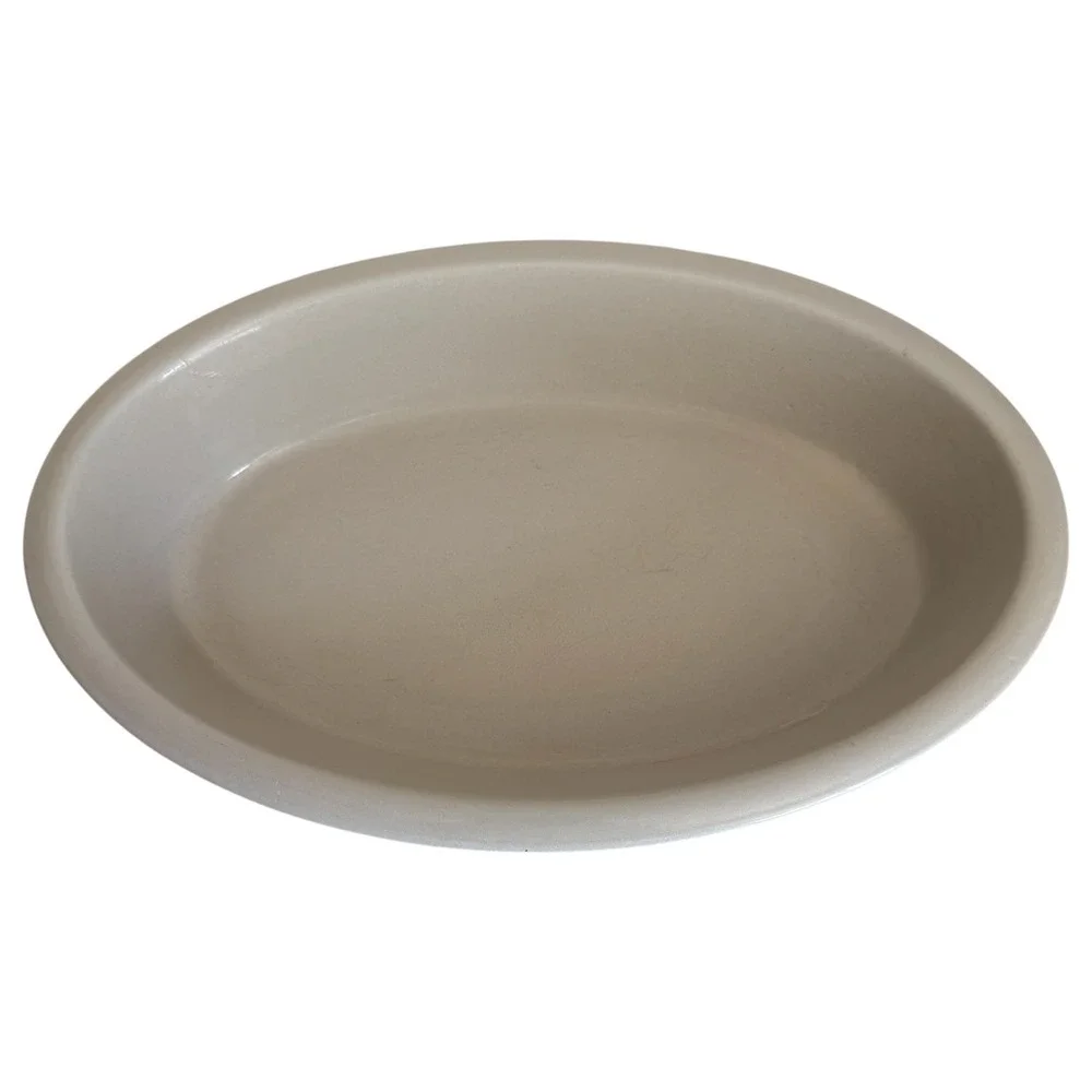 Vintage Le Creuset Au Gratin Baking Dish Enamel Cast Iron Orange Oval France #24